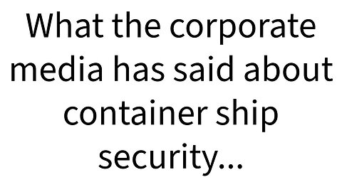 Container Ships Cyber Security