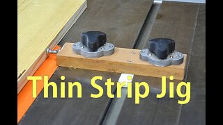 Make Thin Strip Jig for the Table Saw