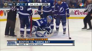 Tampa Bay Lightning eliminate Boston Bruins 3-1, advance to Eastern Conference Finals