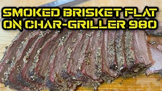 Smoked Brisket Flat On Char-Griller 980