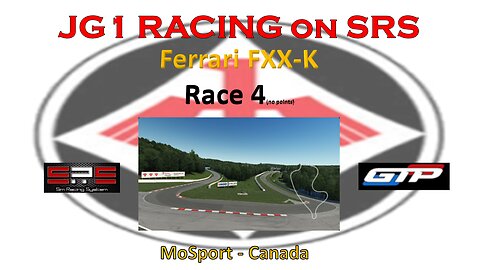 JG1 RACING on SRS - Race 4 - Ferrari FXX-K - MoSport - Canada