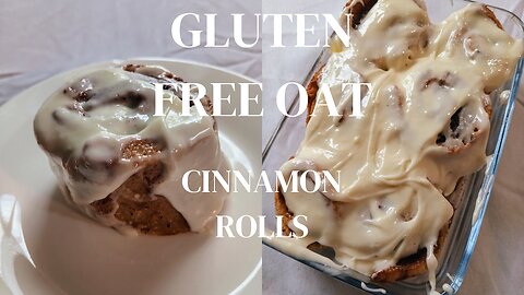 Gluten free Oat Breakfast Cinnamon rolls
