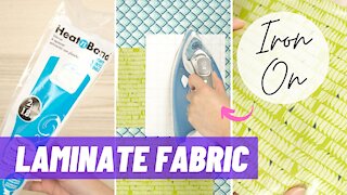 Laminate Your Own Fabric with Iron-On Vinyl - Cheaper Than Buying? *Not Sponsored*