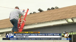 Roofing company donates services to South Bay dance troupe