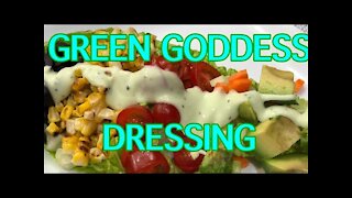 How To Make Super Creamy Green Goddess Dressing - Amazin’ Cookin’
