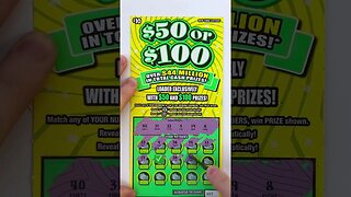 $50 or $100! We BEAT THE ODDS on this BRAND NEW #lotterytickets #scratchtickets #ny #viral #shorts