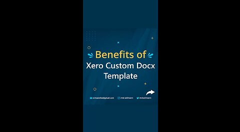 Why should you use Xero custom DOCX Templates?