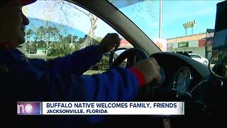 Buffalo native welcomes family, friends in Jacksonville