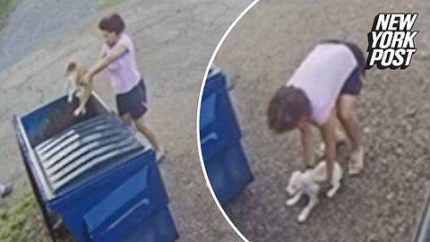 Puppies thrown in dumpster leads to two arrests in Louisiana