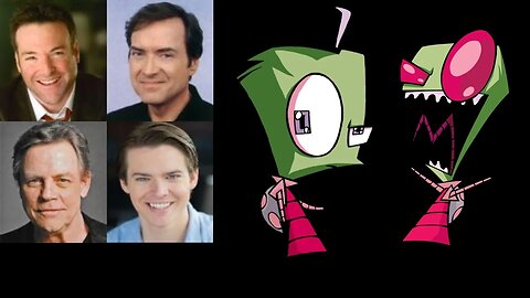 Animated Voice Comparison- Zim (Invader Zim)