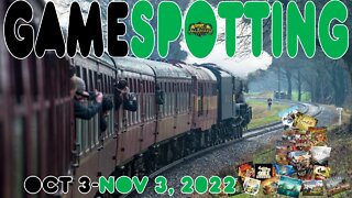 GameSpotting | October 13 - November 3, 2022