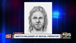 Sketch released of sexual predator