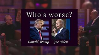 Bill Maher To Phil McGraw, You Gotta Be On The Page That Trump is worse than Joe Biden