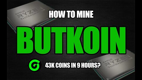 How To Mine BUTKOIN On Your CPU | CPU MINING