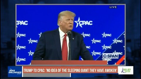 Trump says the Sleeping Giant has awoken during his CPAC speech