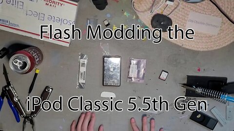 Flash Modding an iPod Classic 5.5th Gen