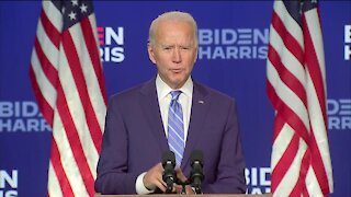 Joe Biden delivers remarks as ballots continue to be counted nationwide