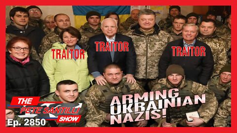 TRAITORS LINDSEY GRAHAM & JOHN McCAIN PROVIDED ARMS AND PROTECTION FOR UKRAINIAN NAZIS