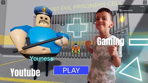 أصغر ستريمر في لعبة escape jail obby roblox