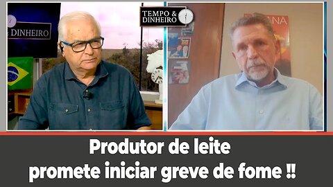 Crise do leite - produtor do PR se emociona em entrevista a João Batista Olivi