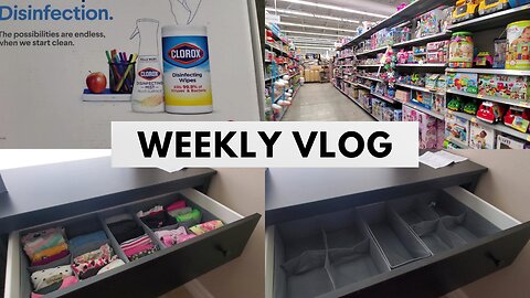 Weekly vlog | Drawer Organization, Grocery Shopping, Unboxing