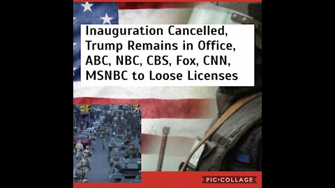 InaugurayCancelled, Insurrection Act, Assassination Attempt, Martial Law, MSM