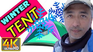 Winter Tent Site Selection Tips (4k UHD)