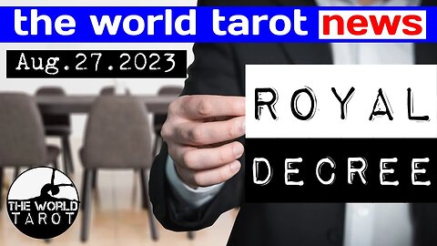 THE WORLD TAROT NEWS: Hear Hear, Hear Hear - All Forms Of Divination Prohibited By Royal Decree!