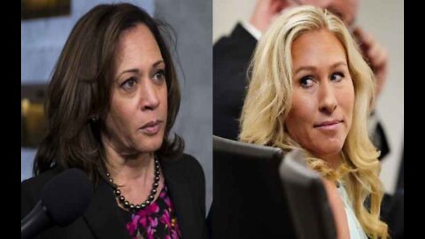 See It: Rep. Greene Hangs Up Sign of Kamala Harris’ 2020 Tweet Over Helping ‘Post Bail for...