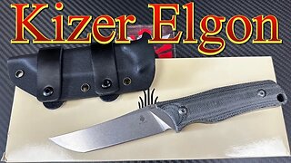 Kizer Elgon Fixed blade ! Jonathan Styles design !