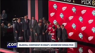 Jeff Blashill confident in draft, wherever Red Wings pick
