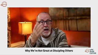 Why We're Not Great at Discipleship