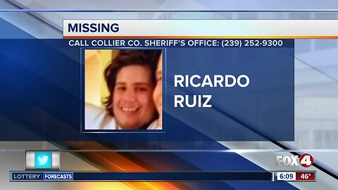 20-year-old man Ricardo Ruiz reported missing in East Naples