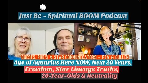 Just Be~Spir BOOM: Star Agents Pia & Cullen: Age of Aquarius...