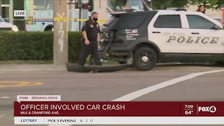 Officer involved car crash