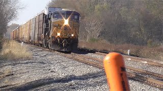 CSX Q214 Autorack Train Part 1 from Sterling, Ohio November 6, 2021