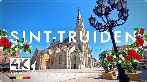Walking in Sint-Truiden: The Historic City Center and Rose Garden, Belgium 4K