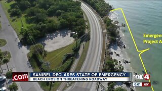 Sanibel declares state emergency for beach erosion