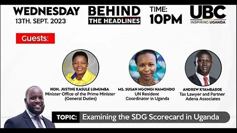 LIVE: UBC BEHIND THE HEADLINES WITH TIMOTHY NYANGWESO || SEPTEMBER 13, 2023