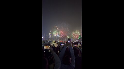 Spectacular Sky Symphony: Hong Kong New Year Fireworks Extravaganza