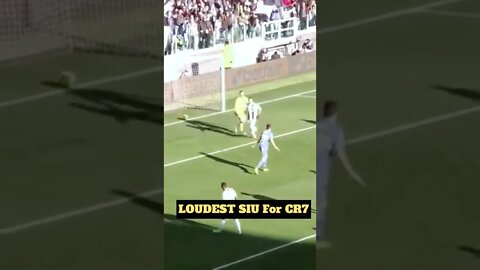 Cristiano Ronaldo Goal Celebration - Loudest SIU ROAR EVER
