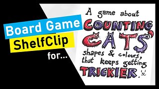 🌱ShelfClips: A game about counting cats (Short Board Game Preview)