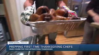 Detroit chef gives first time cooks a crash course before tackling Thanksgiving dinner