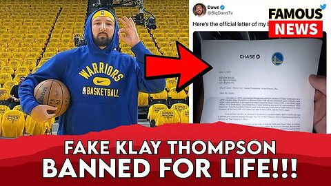 Big Daws TV Banned From Chase Centre For Fake Klay Thomson Prank | Famous News