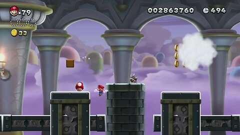 Ludwig's Clockwork Castle - New Super Mario Bros. U Deluxe (Meringue Clouds)