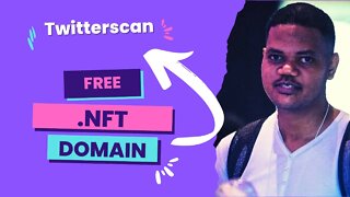 How To Earn A Free .NFT Domain Today Via Twitterscan?