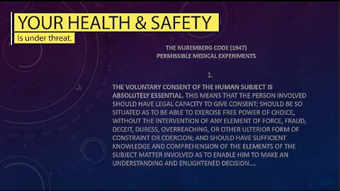 The Nuremberg Code - 1947