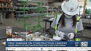 Free seminar on construction careers