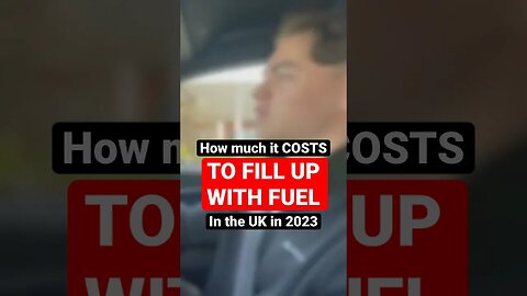 How much it COSTS to fill up with FUEL in the UK in 2023 - check out the full day in the life