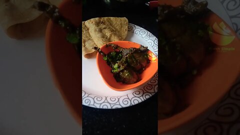 Bharva Baingan Fry easy recipe #shorts #recipe #recipeinhindi #eggplantrecipe